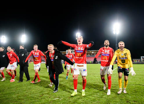 Degerfors Karl Axel Lindahl, Oliver Ekroth, Sean Sabetkar