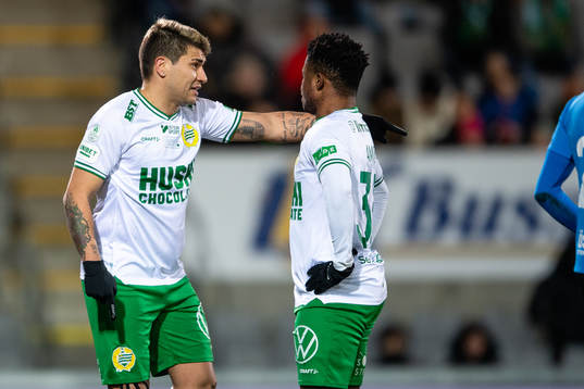 Hammarbys Paulinho och Akinkunmi Amoo