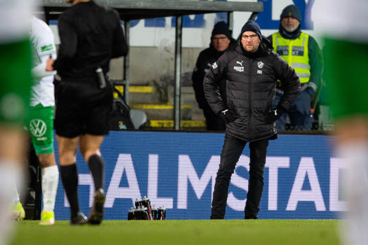 Halmstads manager Magnus Haglund