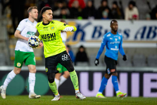 Hammarbys målvakt Oliver Dovin
