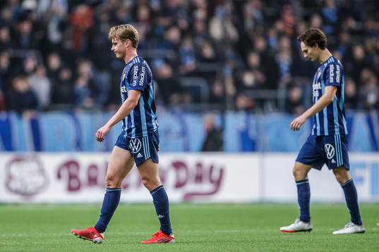 Djurgårdens Hampus Finndell deppar