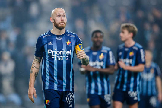 Djurgårdens Magnus Eriksson deppar