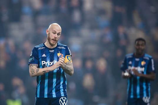 Djurgårdens Magnus Eriksson deppar