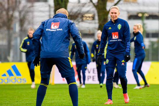 Jonna Andersson of the Swedish women's national football