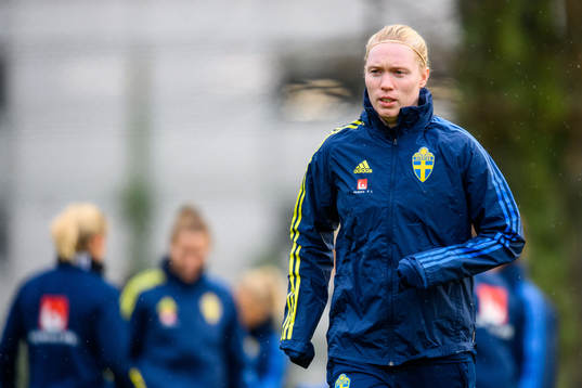 Goalkeeper Hedvig Lindahl of the Swedish women's national