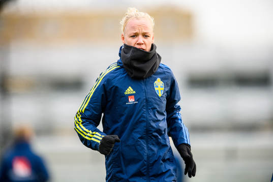 Caroline Seger of the Swedish women's national football team