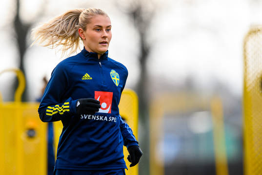 Amanda Nildén of the Swedish women's national football team