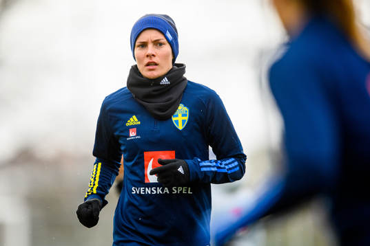 Lina Hurtig of the Swedish women's national football team