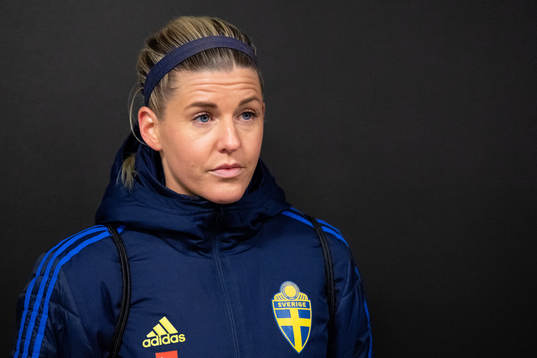 Olivia Schough of the Swedish women's national football team