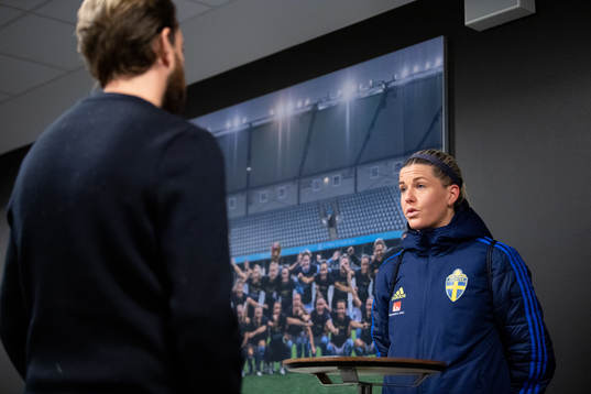 Olivia Schough of the Swedish women's national football team