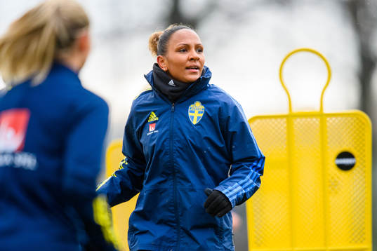 Madelen Janogy of the Swedish women's national football team