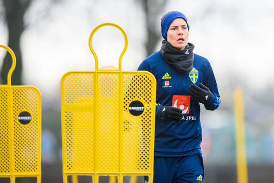 Lina Hurtig of the Swedish women's national football team