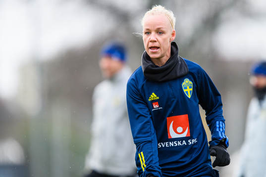 Caroline Seger of the Swedish women's national football team