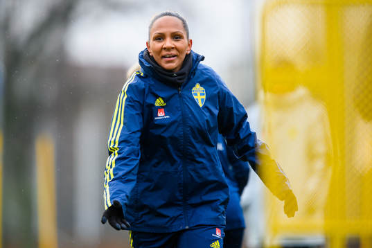 Madelen Janogy of the Swedish women's national football team