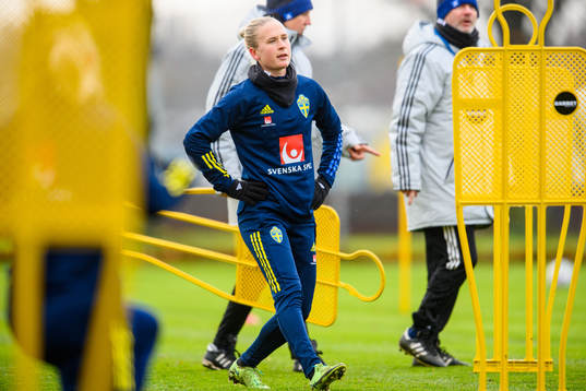 Filippa Curmark of the Swedish women's national football