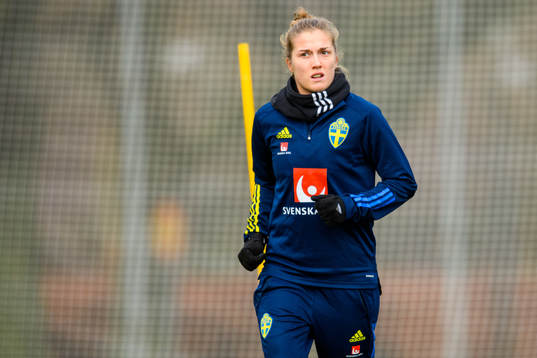 Filippa Angeldahl of the Swedish women's national football