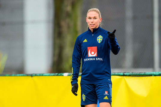 Jonna Andersson of the Swedish women's national football