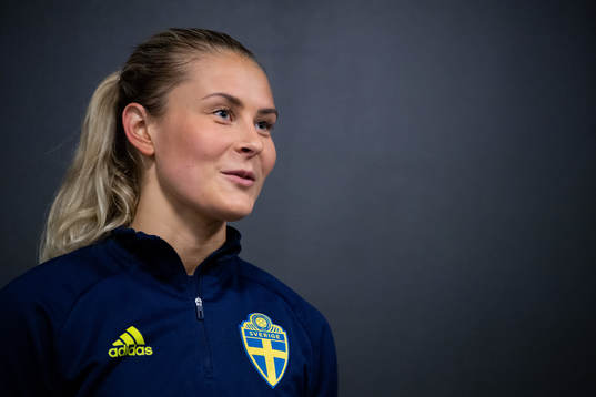 Amanda Nildén of the Swedish women's national football team