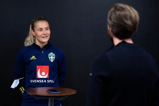 Amanda Nildén of the Swedish women's national football team
