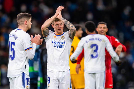 Toni Kroos of Real Madrid