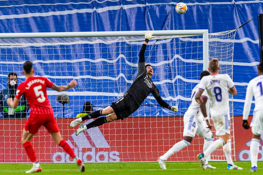 goalkeeper Thibaut Courtois of Real Madrid