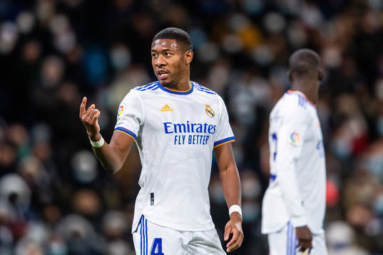 David Alaba of Real Madrid