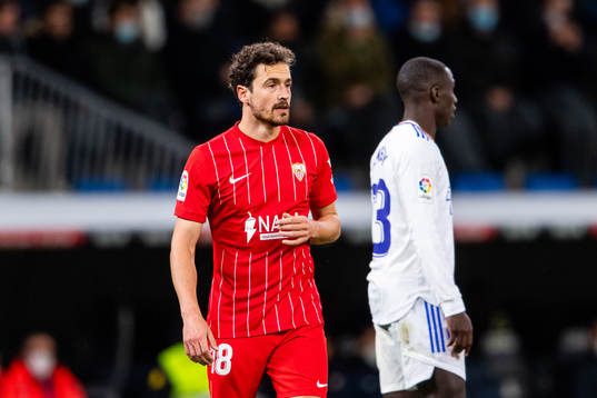 Thomas Delaney of Sevilla