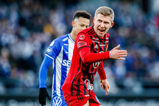 Östersunds Ludvig Fritzson reagerar