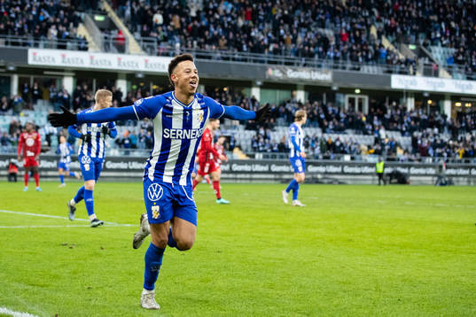 IFK Göteborgs Tobias Sana jublar