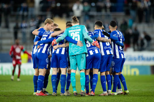 IFK Göteborg samlade innan andra halvlek