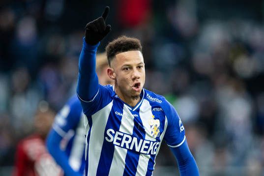 IFK Göteborgs Tobias Sana jublar