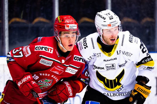 Modos Hugo Styf  och Västerås Lukas Zetterberg