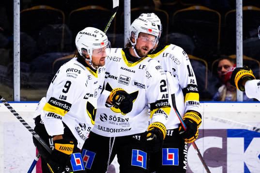 Västerås Marcus Bergman jublar