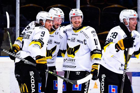 Västerås Marcus Bergman jublar