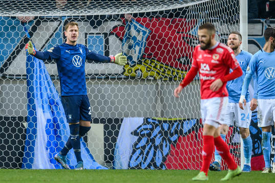 Malmö FFs målvakt Johan Dahlin