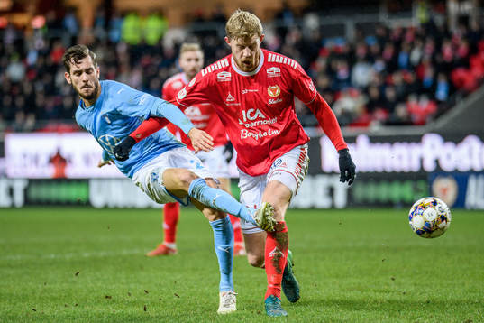Malmö FFs Adi Nalic och Kalmars Lars Sætra