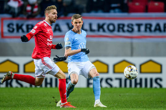 Kalmars Jonathan Ring och Malmö FFs Sören Rieks