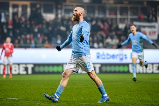 Malmö FFs Jo Inge Berget jublar