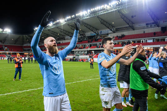 Malmö FFs Jo Inge Berget jublar