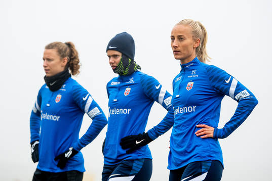 Synne Skinnes Hansen, Karina Sævik and Anja Sønstevold of
