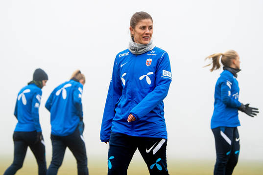 Maren Mjelde of the Norwegian women's national football team