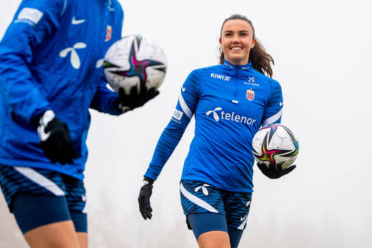 Ingrid Syrstad Engen of the Norwegian women's national