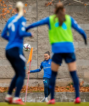 Vilde Bøe Risa of the Norwegian women's national football
