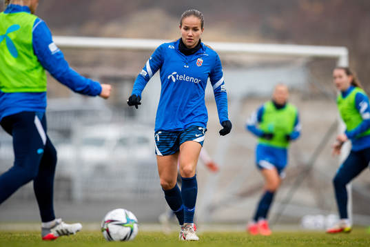 Guro Reiten of the Norwegian women's national football team