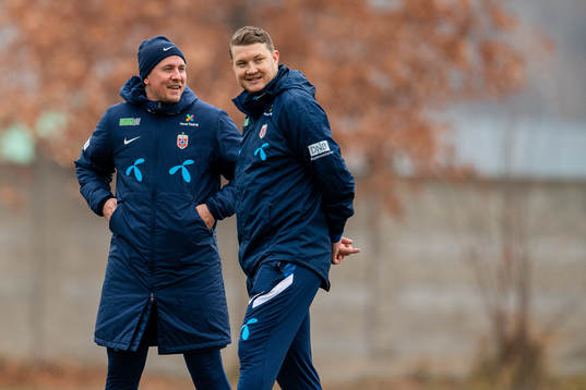 Andreas Ivarsson, sports psychologist, and Marius Eriksrud,