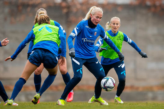 Guro Bergsvand of the Norwegian women's national football