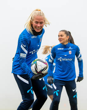 Guro Bergsvand of the Norwegian women's national football