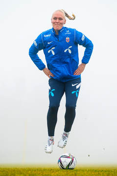 Maria Thorisdottir of the Norwegian women's national