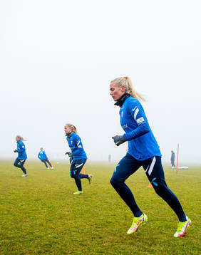 Guro Bergsvand of the Norwegian women's national football