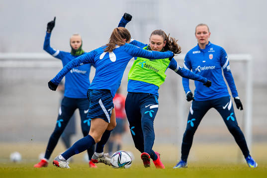 Vilde Hasund of the Norwegian women's national football team